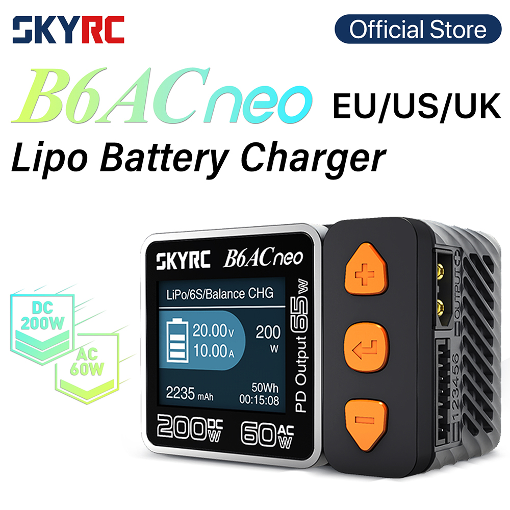 SKYRC B6ACneo chargeur DC 200W - Skyrc B6 Neo Smart Charger avis et prix