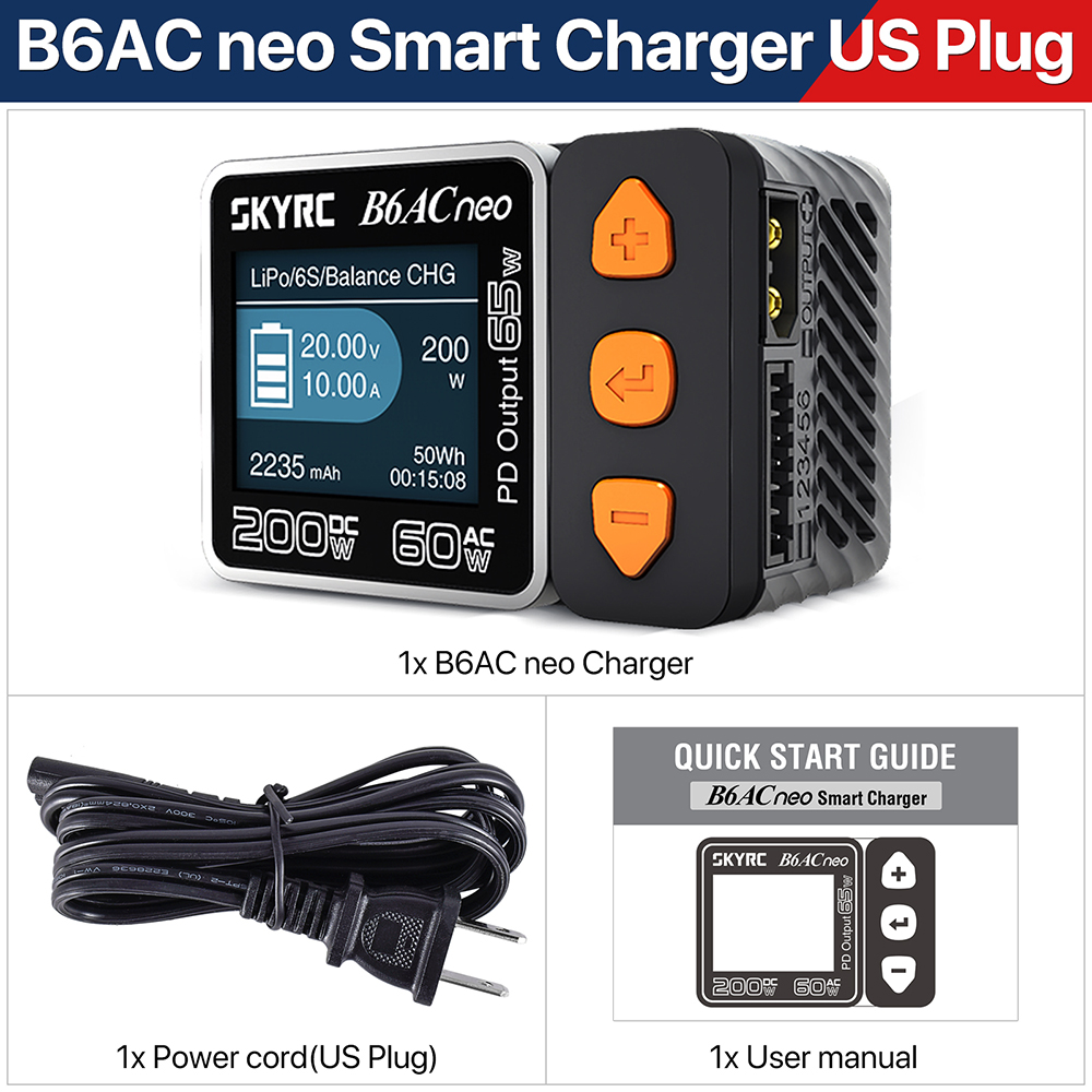 SKYRC B6ACneo chargeur DC 200W - Skyrc B6 Neo Smart Charger avis et prix