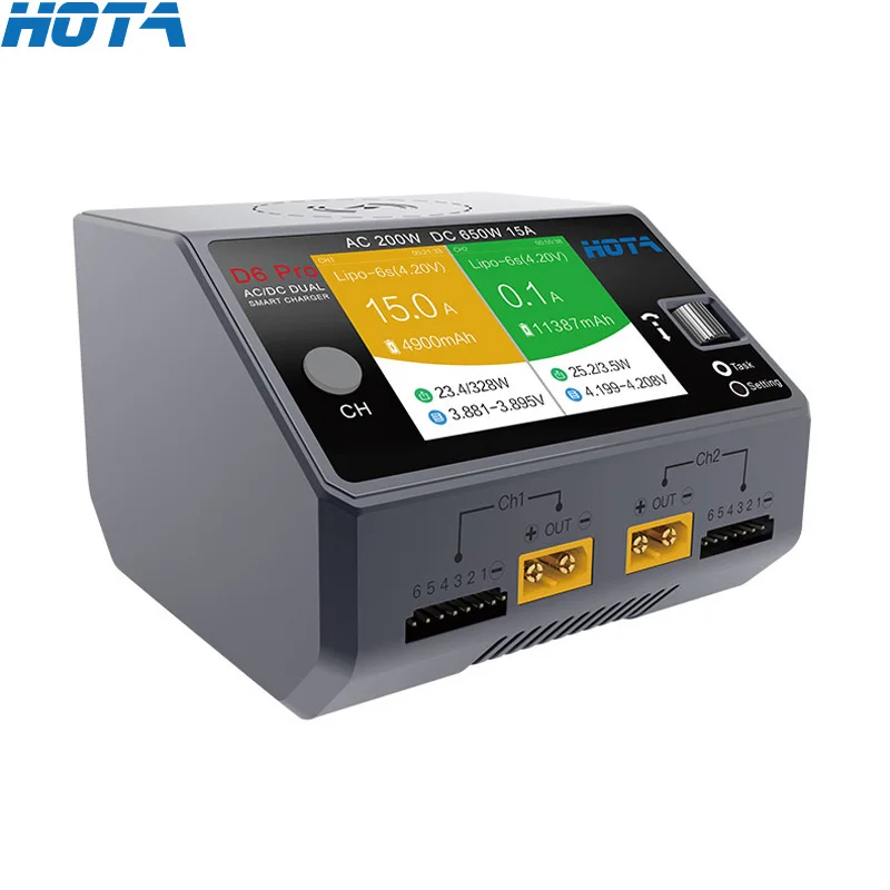 Chargeur et déchargeur de batt - Hota D6 Pro Dual Lipo Charger avis et prix