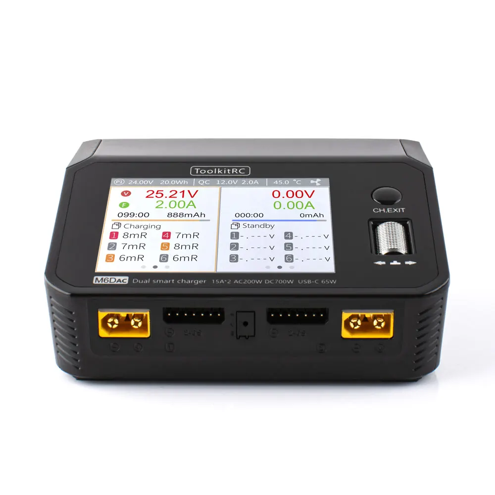 ToolkitRC M6DAC AC 200W DC 700 - Toolkitrc M6Dac Smart Charger avis et prix